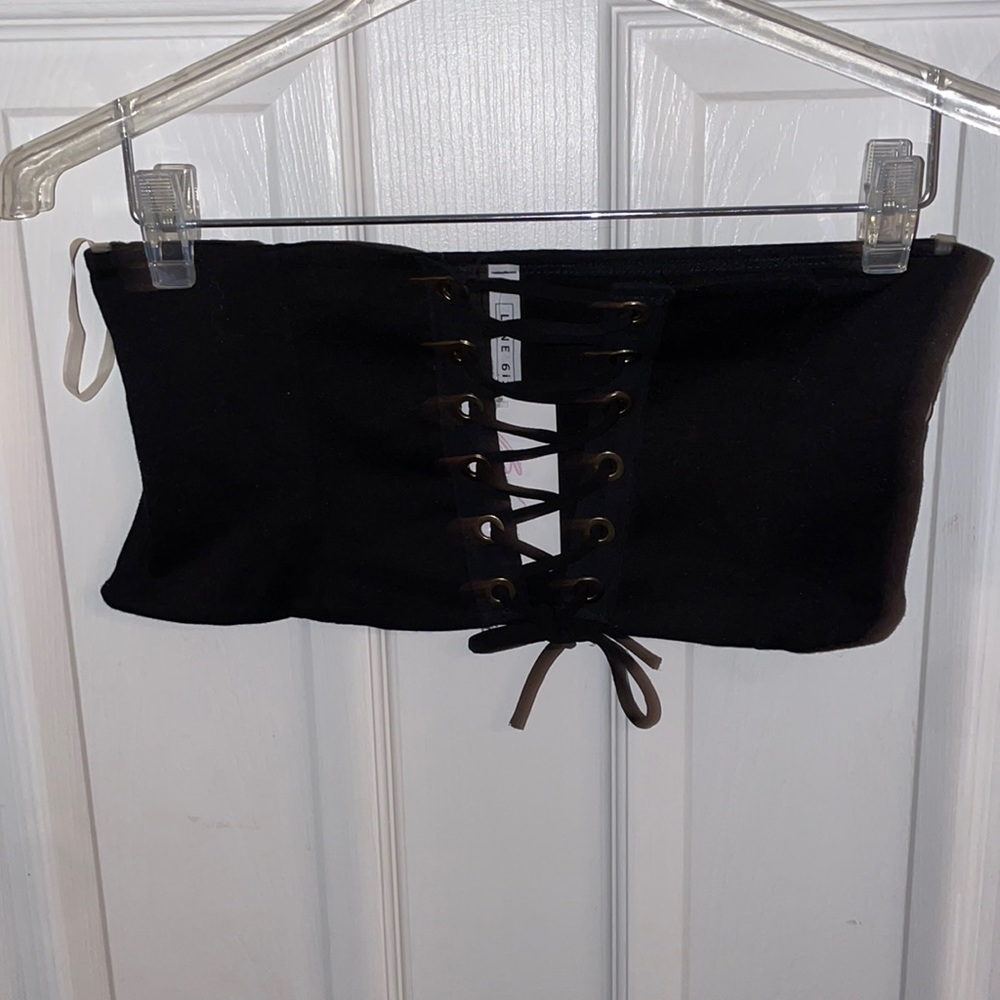 Brand New Stylish Black Corset Waist Belt!